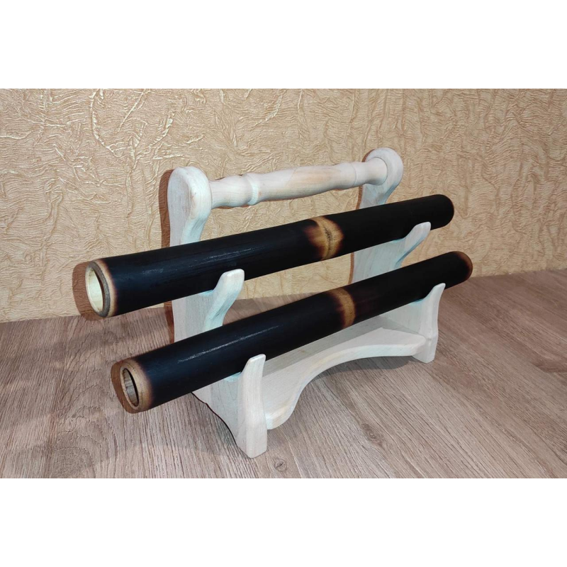 Дерев“яна підставка під  бамбукові палиці або віники