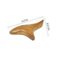 Масажер тичковий з алойного дерева Пташка 14 см х 8.5 см Тичковий масажер з дерева Дерев“яний масажер
