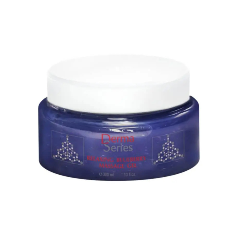 Релаксуючий масажний гель Derma Series Relaxing blueberry massage gel 300 мл Желеподібний масажний гель