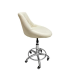 Стілець майстра СQ-555 Бежевий Крутиться стілець зі спинкою Крісло для клієнта перукарське