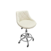 Стілець майстра СQ-555 Бежевий Крутиться стілець зі спинкою Крісло для клієнта перукарське