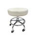 Стілець майстра низький CQ-836L Бежевий Табурет для майстра педикюру Педикюрні стільці