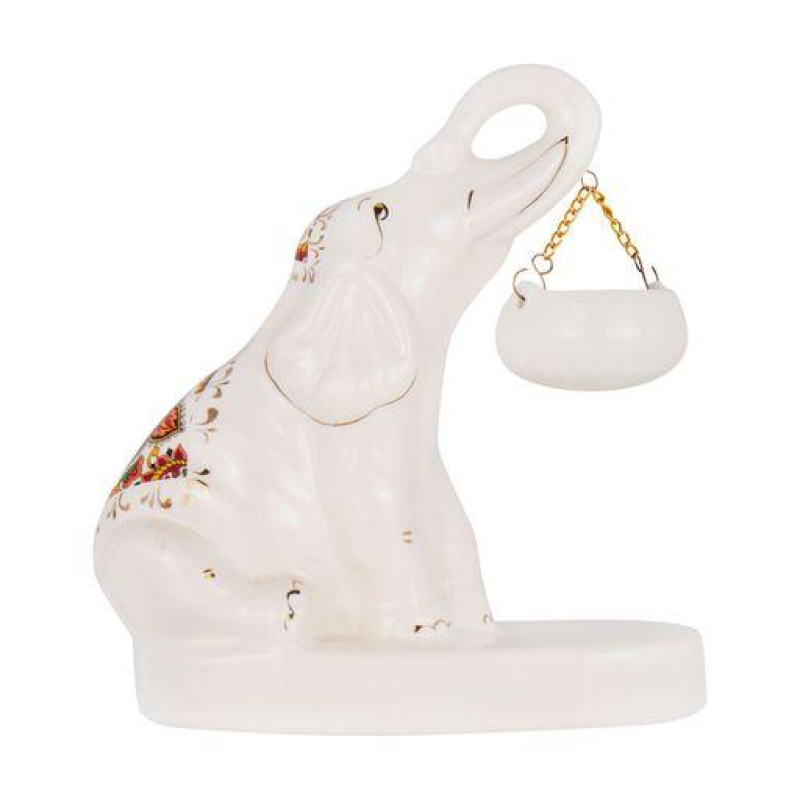 Аромалампа керамічна Слон Індійський 18 см Керамічна аромалампа Лампа для ароматичних масел