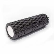 Масажний ролик для йоги, чорний MS 1836-B розмір 30х10 см EVA