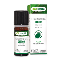 ЕФІРНА ОЛІЯ ЛИМОНУ OLIOSEPTIL / HUILE ESSENTIELLE CITRON - ХЕМОТИПОВАНА ОРГАНІЧНА HEBBD, 10 МЛ