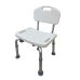 Стілець для душу FS7986L Санітарний стілець зі спинкою для купання Стілець для догляду за хворими