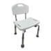 Стілець для душу FS7986L Санітарний стілець зі спинкою для купання Стілець для догляду за хворими