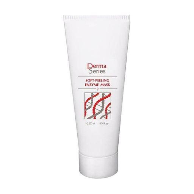 Ензимна крем-маска Derma Series Soft Peeling Enzyme Mask 200 мл Ензимний пілінг для обличчя Маска з пілінгом