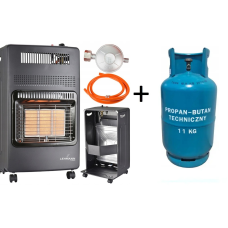 Газовий нагрівач  4200 Вт із редуктором і регулюванням потужності + балон 27 л