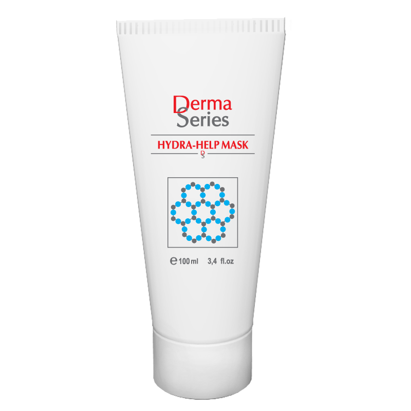 Маска зволожувальна для обличчя Derma Series Hydra-Help Mask 100 ml Професійна доглядова косметика Маска зволожувальна для обличчя Derma Series Hydra-Help Mask 100 ml Професійна доглядова косметика