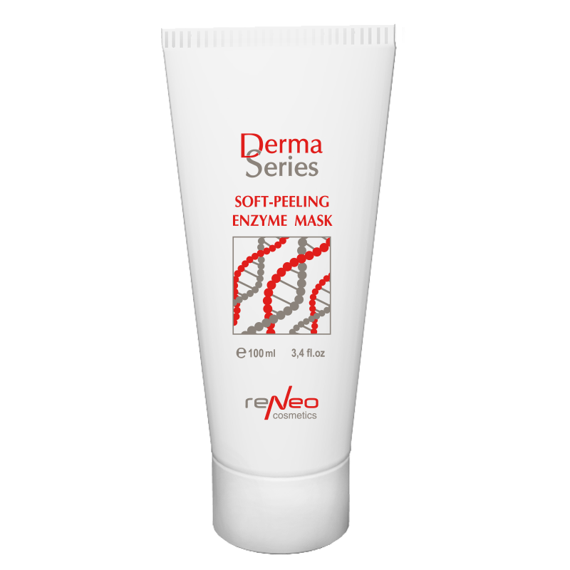 Ензимна крем-маска Derma Series 100 ml Пілінг для обличчя Професійна косметика М“який пілінг для обличчя