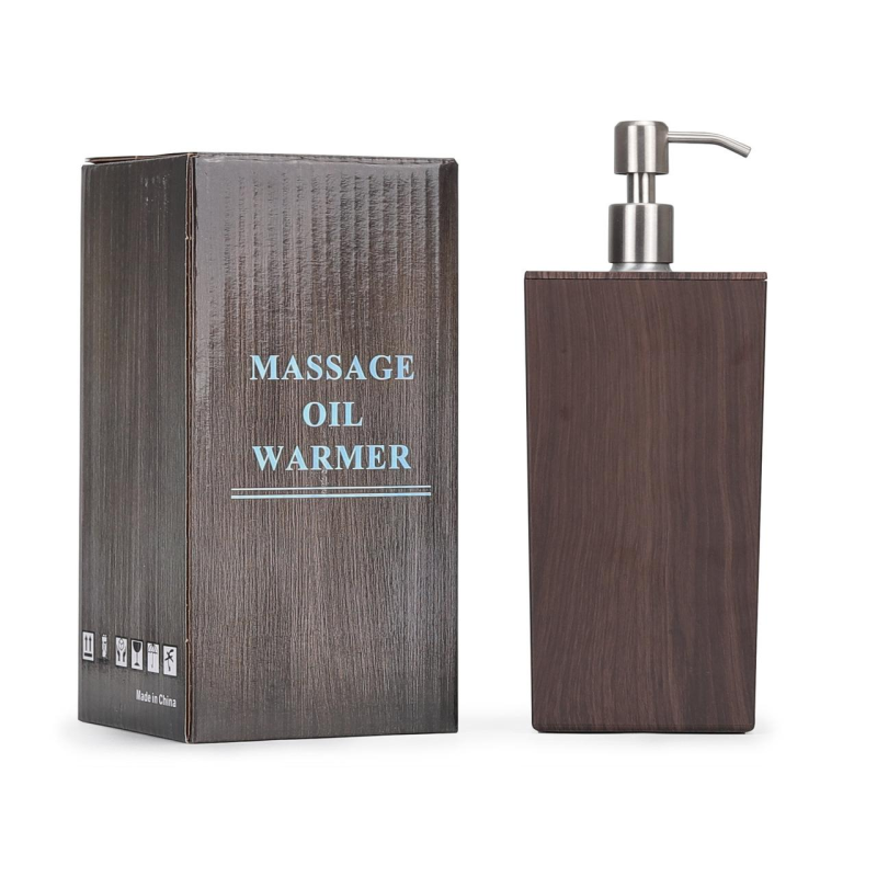 Нагрівач для масажної олії з алюмінєвим дозатором 300 мл.