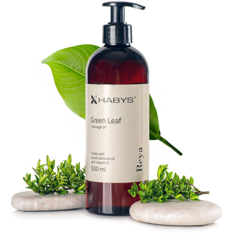 Масло для масажу Reya Green Leaf Habys 500 мл