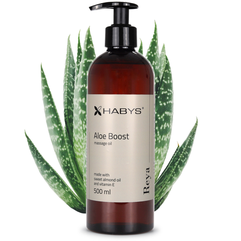 Олія для масажу Reya Aloe Boost Habys 500 мл
