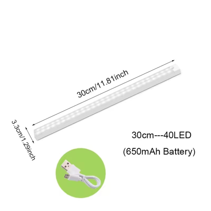 Світлодіодний акумуляторний нічний ліхтар-лампа з датчиком руху Світлодіодний акумуляторний нічний ліхтар-лампа з датчиком руху
