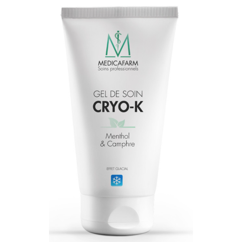Гель заморожувальний Medicafarm Cryo-K Camphre Effet Glacial 125 мл Гель з ментолом і камфорою Масажний гель