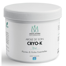 Масажна маска-глина Medicafarm Cryo-K Заморожувальний ефект 250 мл Маска з рослинами та ефірними оліями