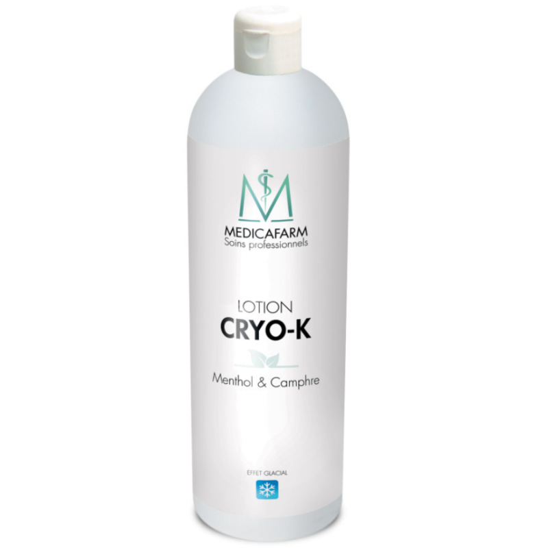 Лосьйон для масажу заморожувальний Medicafarm Cryo-K 250 мл Ментол і Камфора Лосьйон з охолоджувальним ефектом