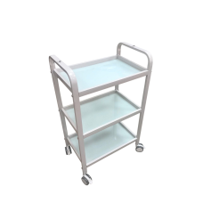 Косметологічний візок МZT-099-1 White Візок косметологічний на 3 полиці Косметологічний столик