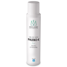 Гель охолоджувальний Medicafarm Phlebo-K Ментол і Гамамеліс 250 мл Професійний масажний гель