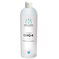 Лосьйон для масажу заморожувальний Medicafarm Cryo-K 250 мл Ментол і Камфора Лосьйон з охолоджувальним ефектом