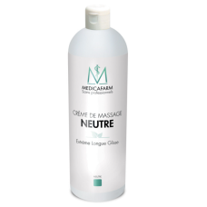 Масажний крем тривалого ковзання Medicafarm 1л Преміум крем для масажу Масажний крем