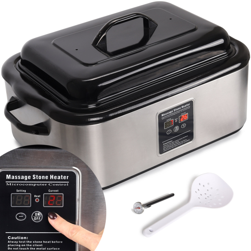 Нагрівач для базальтових каменів Aveno Life 17 л Професійний нагрівач для масажних каменів