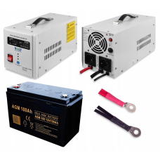 Комплект резервного живлення Volt Polska Sinus Pro 1000 E / AGM VPRO 12V 100 Ah