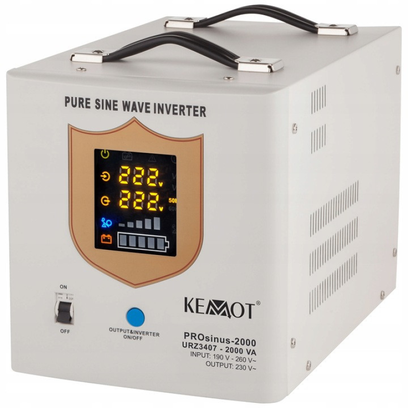 АВАРІЙНЕ ДЖЕРЕЛО ЖИВЛЕННЯ KEMOT SINUS PRO UPS 2000 W