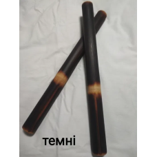 Оригінальна бамбукова палиця для масажу (40 см) темна з наповненням ! Діаметр від 4см.!