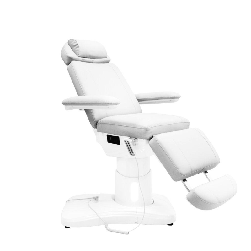 Кушетка косметологічна електрична L157А Білий Косметологічна кушетка електрична Кушетка масажна