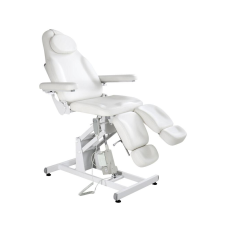 Кушетка педикюрная електрична 8253 Білий Електричне педикюрное крісло Професійна кушетка