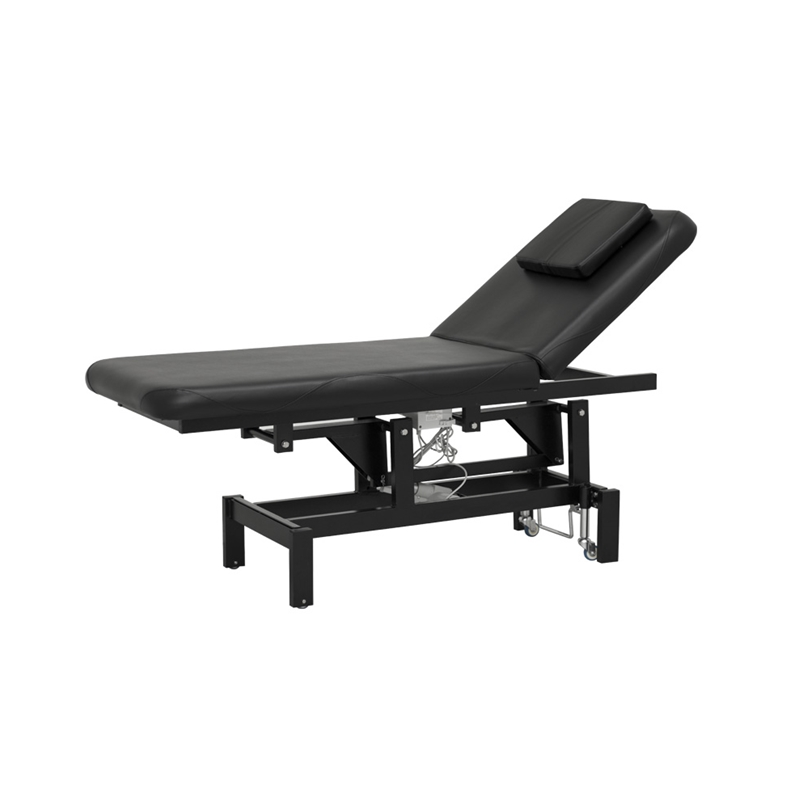 Кушетка косметологічна електрична CQ-269 black Косметологічна кушетка Кушетка електрична