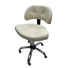 Стілець майстра СQ-780 Чорний Перукарське крісло з пневматикою Табурет крісло на колесах зі спинкою