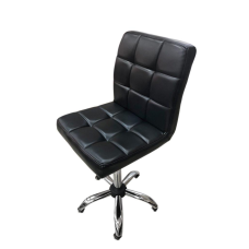 Стілець майстра CQ-777 Чорний Перукарські крісла на пневматиці Стілець майстра манікюру