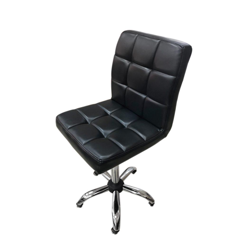 Стілець майстра CQ-777 Чорний Перукарські крісла на пневматиці Стілець майстра манікюру