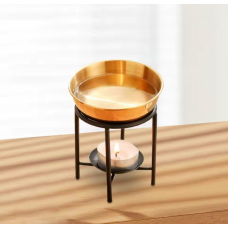 Аромалампа Homyl Нержавіюча сталь 8.3 см Лампа ароматичних олій Пальник для ефірної олії