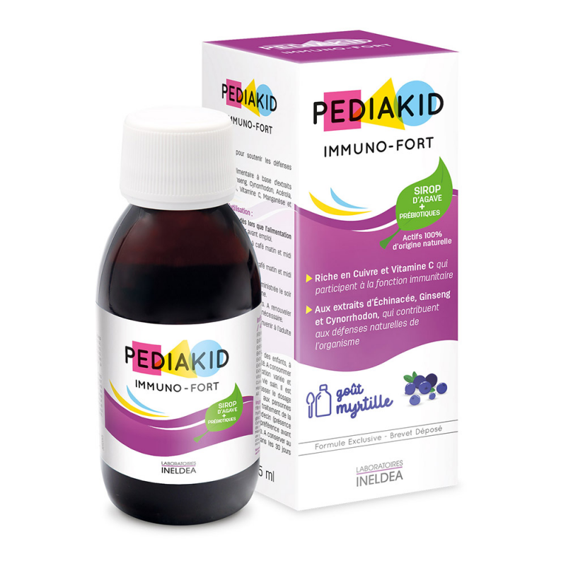 Сироп для імунітету Pediakid Immuno-Fort від 6 міс 125 мл Противірусне для дітей сироп Імунний сироп