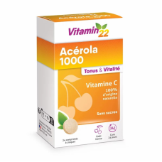 Вітаміни жувальні для дорослих Vitamin“22 Acerola 1000 vitamine C naturelle 24 шт Дорослі вітаміни