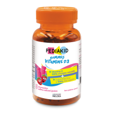Вітаміни жувальні з вітаміном D3 Pediakid Gommes Vitamine D3 60 шт Дитячий жувальний вітамін д