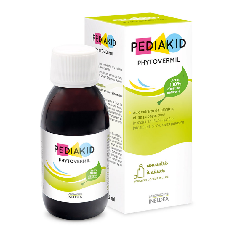 Концентрат Фітоверміл Pediakid Phytovermil від 3 міс 125 мл Дитячий концентрат від паразитів Концентрат Фітоверміл Pediakid Phytovermil від 3 міс 125 мл Дитячий концентрат від паразитів