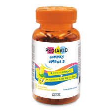 Вітаміни жувальні Омега 3 Pediakid Gommes Omega 3 60 шт Дитячі вітаміни для нервової системи