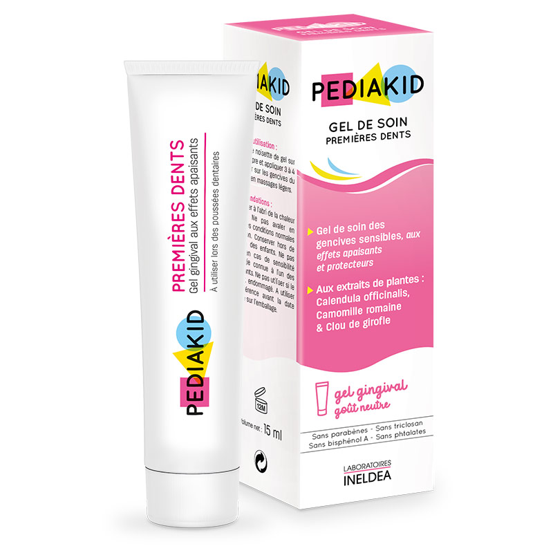 Гель при прорізуванні зубів Pediakid Gel Premieres dents від 2 міс 15 мл Заспокійливий гель для ясен дитини