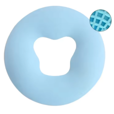 Подушка для масажу Dawnsslo Силікон Блакитний 27х27 см Силіконова подушка для масажу обличчя