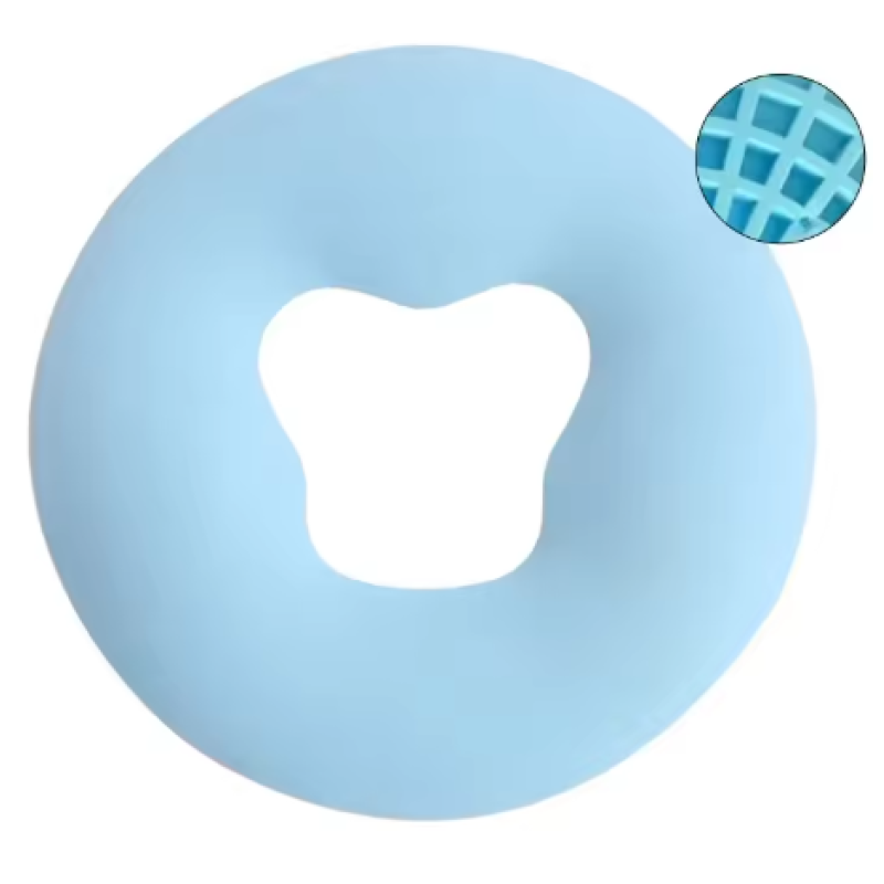 Подушка для масажу Dawnsslo Силікон Блакитний 27х27 см Силіконова подушка для масажу обличчя Подушка для масажу Dawnsslo Силікон Блакитний 27х27 см Силіконова подушка для масажу обличчя