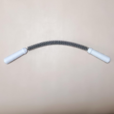 Масажер Inari 50 см Пружинний масажер Ручний масажер для тіла Інарі масажер для спини Колір ручок білий