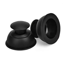 Силіконові вакуумні банки Чорні 2 шт Набір вакуумних масажних банок Антицелюлітні масажні банки