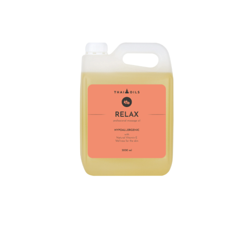 Масажна олія Thai Oils Relax 3000 мл Якісна масажна олія Олія для професійного масажу