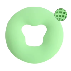 Подушка для масажу Dawndesslo Силікон Зелений 27х27 см Силіконова подушка для  обличчя