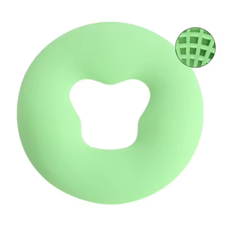 Подушка для масажу Dawndesslo Силікон Зелений 27х27 см Силіконова подушка для  обличчя